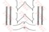 MAZDA 126112601 Accessory Kit, disc brake pads
